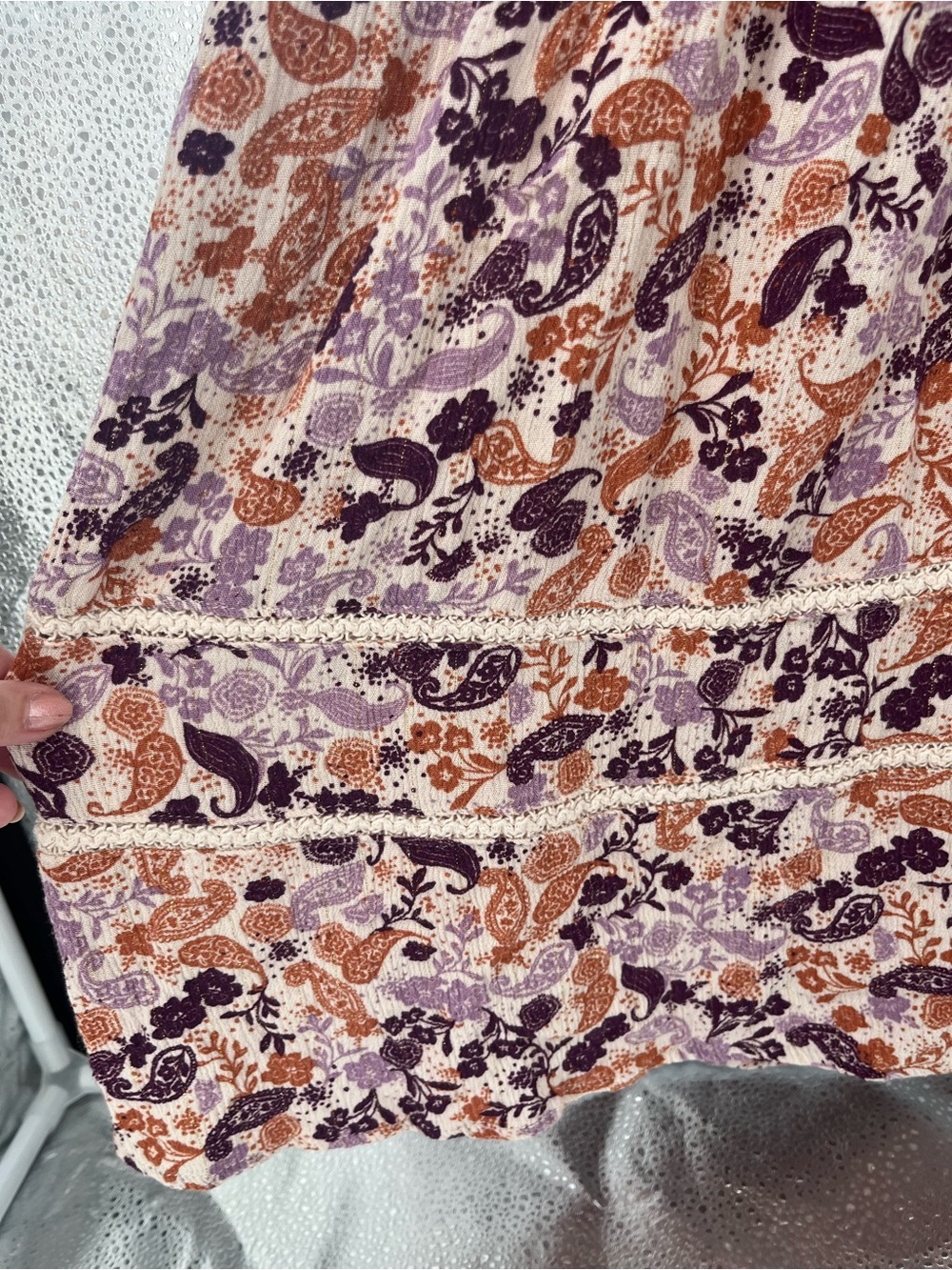 Idyllwind Fueled by Miranda Lambert Floral Paisley Dress Size M Boho Preppy - Picture 11 of 13